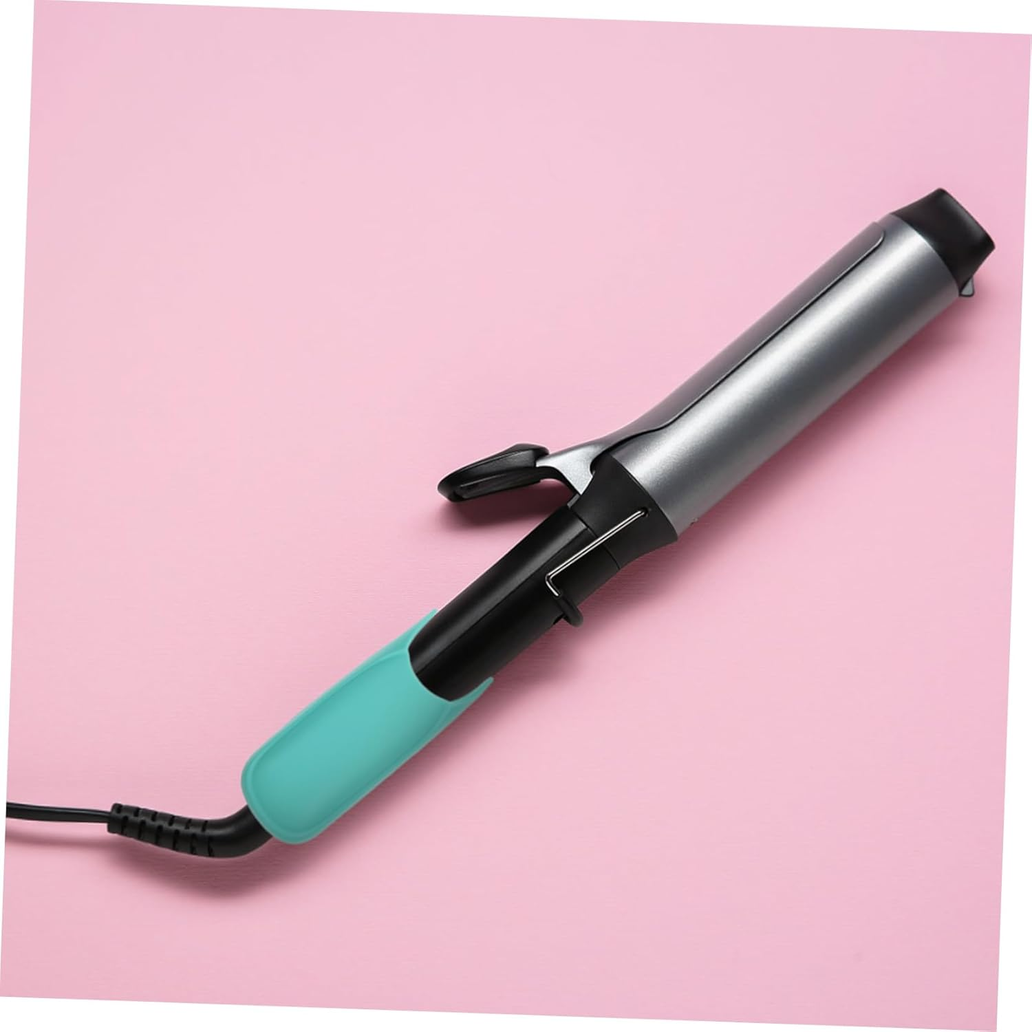 Gogogmee Silicone Hair Iron Cover Protector for Curling and Straightening Irons Heat-Resistant Holder in Light Water Green for Travel and Home Use