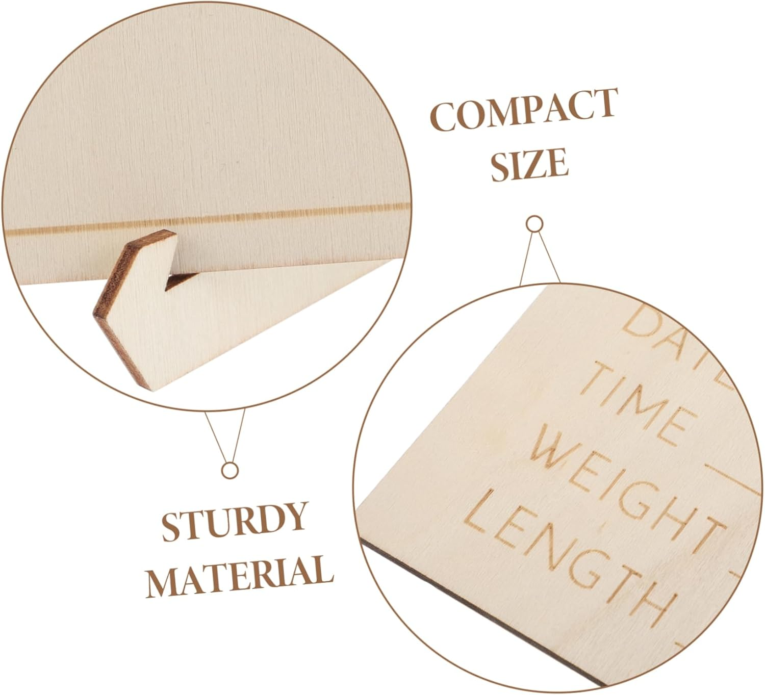 Memorial Display Board Wooden Milestone Sign Newborn Pregnancy Announcement Prop Shower Decor Keepsake Photo Frame for Nursery image number 2