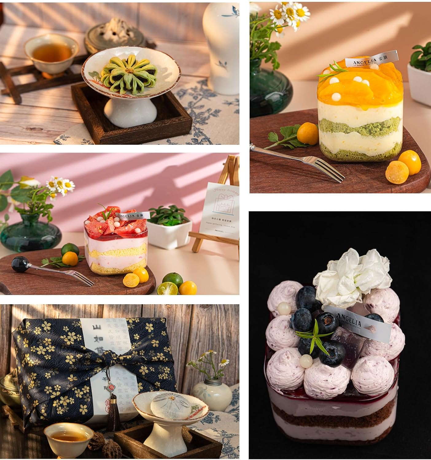 10Pcs18Patterns Small Product Photography Backdrops Kit for Food Jewelry Mini Items Picture with Shadow Photoshoot Props (16.5X11.7Inch) image number 4