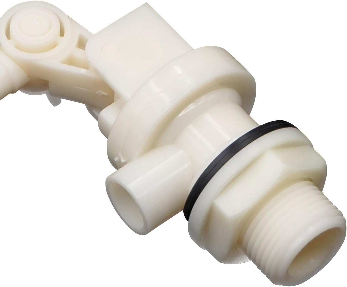 2 Pack Stainless Steel Automatic Float Valve for Water Trough, Automatic Water Level Control Float Valve with Adjustable Arm, Shut off Valve with High-Pressure for Goat, Horse, Livestock, Cattle, Dog - Float Valve 2Pcs image number 6