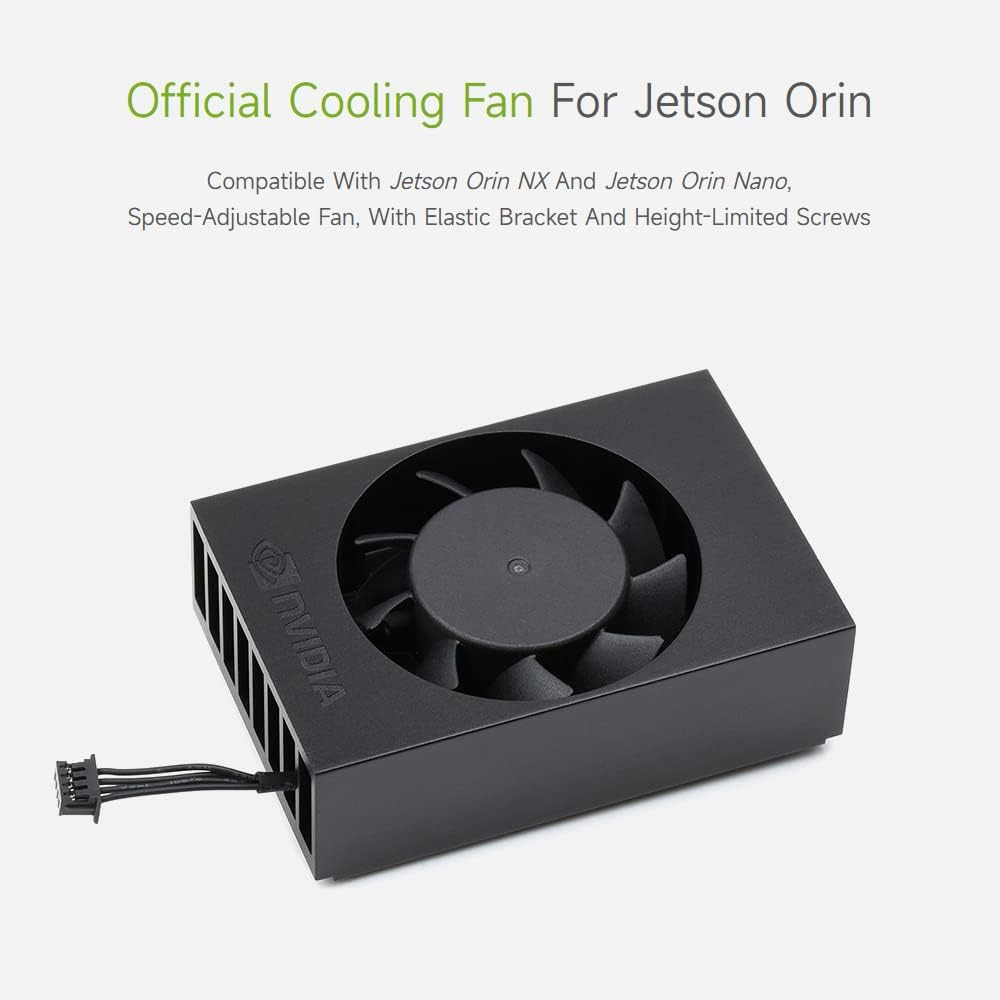 Waveshare Official Cooling Fan Compatible with Jetson Orin NX and Jetson Orin Nano, Speed-Adjustable, with Elastic Bracket and Height-Limited Screws image number 6