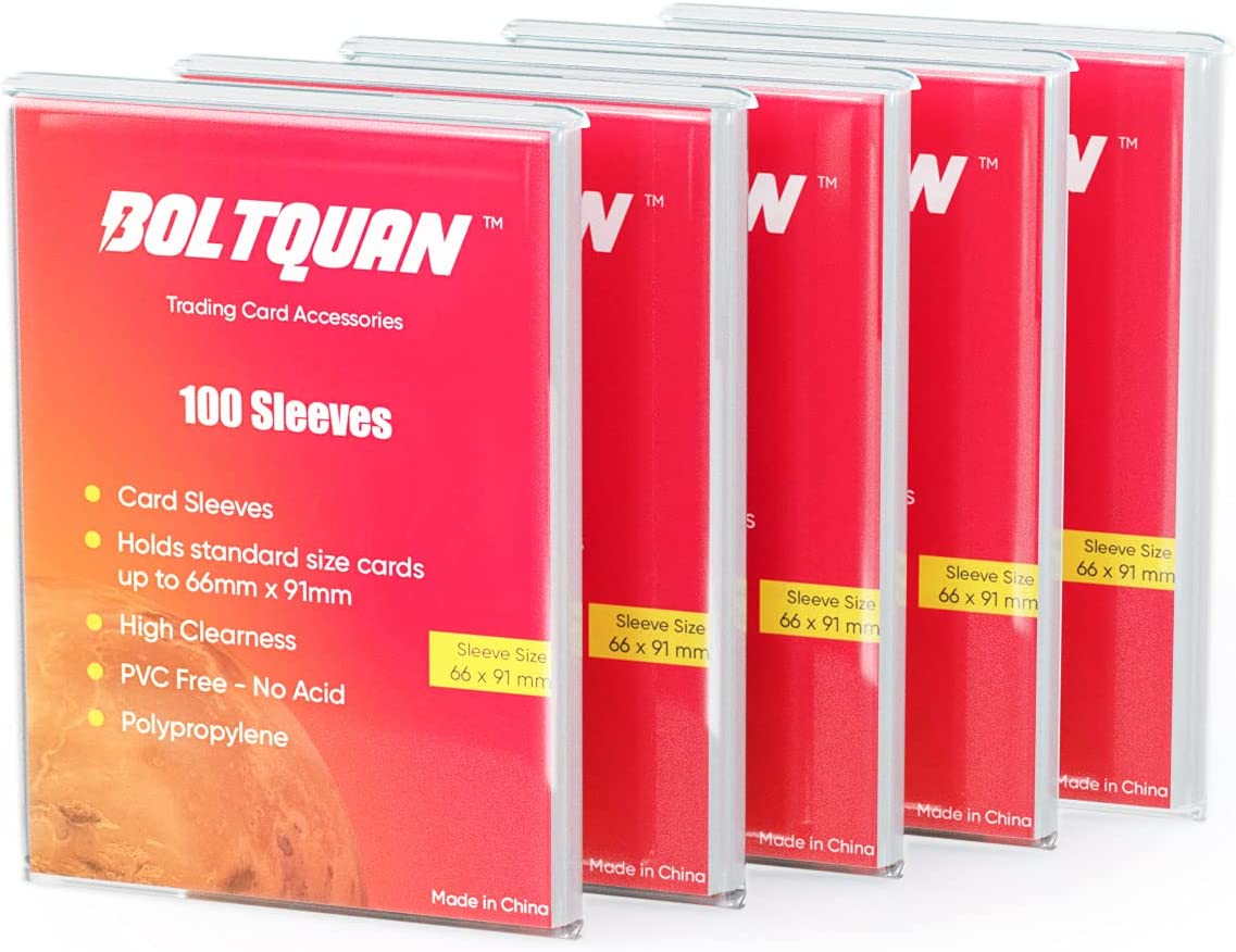 Penny Card Sleeves; 500 Count Pack Game and Trading Card Sleeves; Pokemon Card Sleeves - Also Fits Dragon Ball Super and Magic the Gathering MTG Cards image number 4