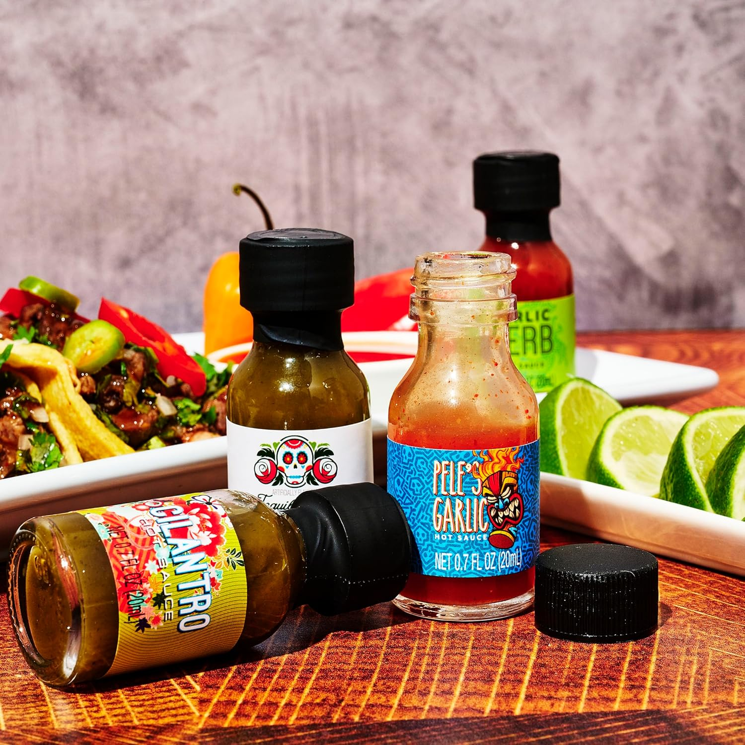 Thoughtfully Gourmet, Master Hot Sauce Collection Sampler Set, Flavors Include Garlic Herb, Apple Whiskey and More, Hot Sauce Gift Set of 30 image number 3