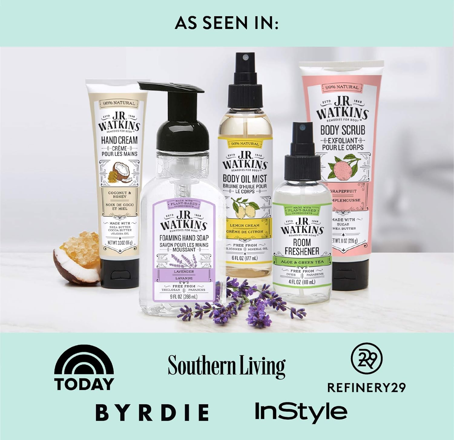 J.R. Watkins Daily Moisturizing Lotion (Lemon Cream) - 18 Ounces image number 2