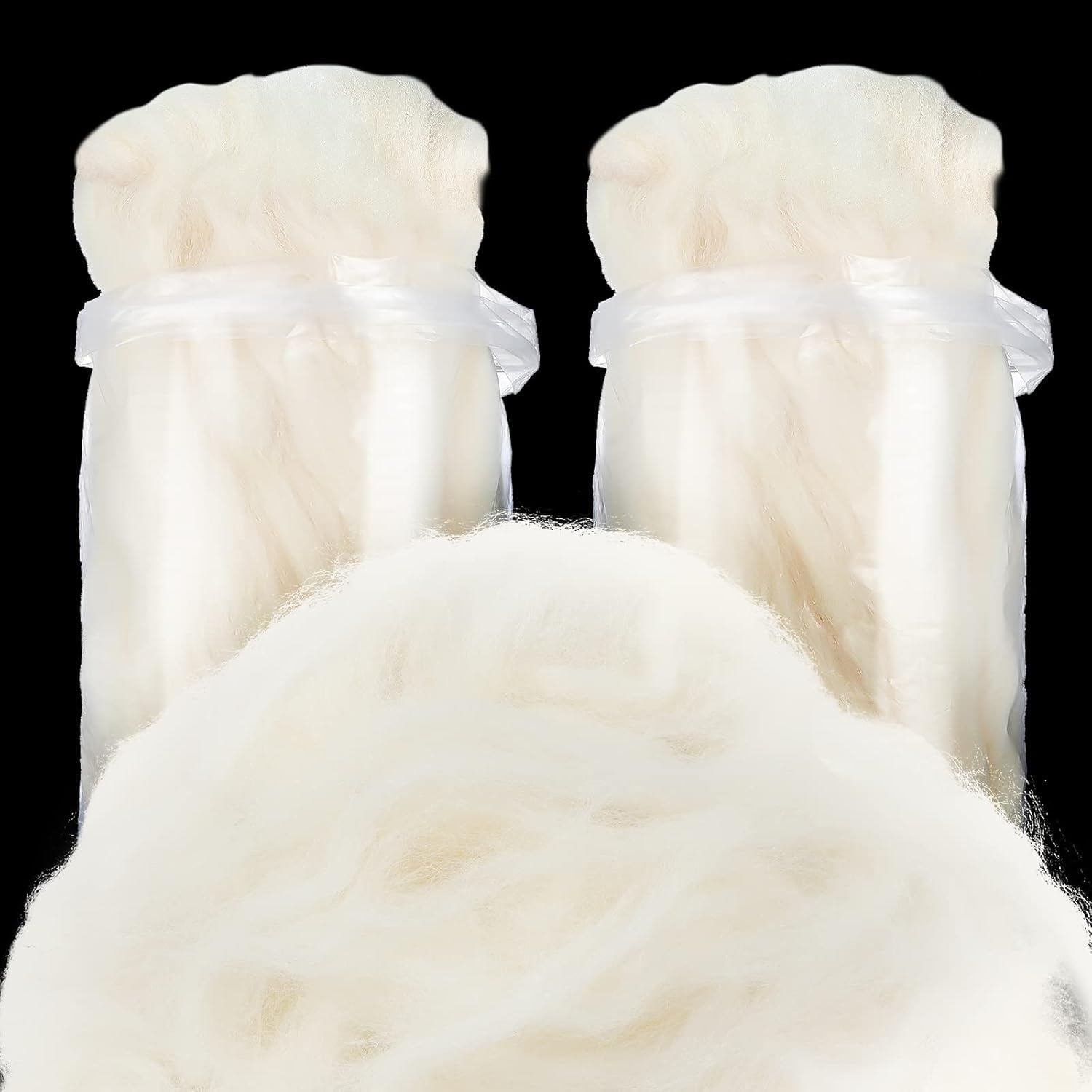 2 Bags Lambs Wool for Toes Soft Cushioning and Toe Separator Pads Blister Prevention Cushion for Hiking Lambs Wool Toe Pads for Pointe Shoes Protectors Boot Cushion, 1.76 Oz 50 G image number 3