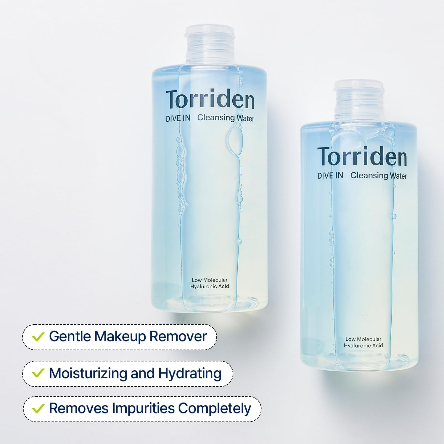 Torriden Dive in Low Molecular Hyaluronic Acid Cleansing Water 400 Ml image number 5