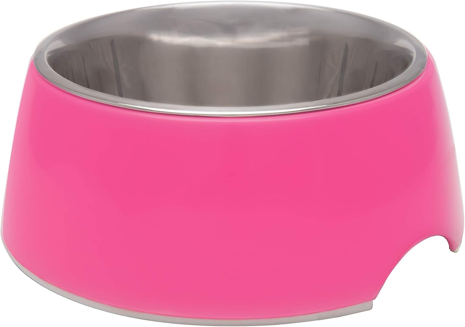 7133 Retro Hot Pink Large- Dog Bowl