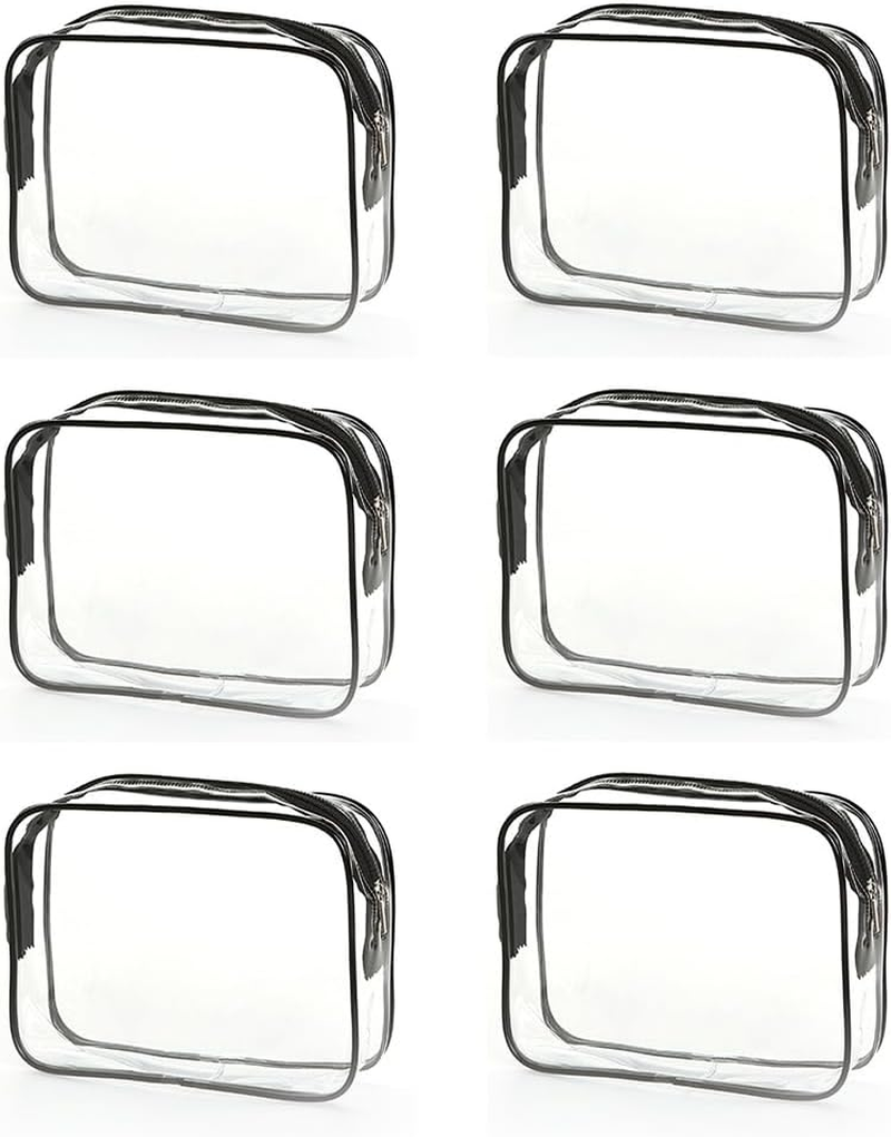 TOMVAES 6 Packs Toy Storage Bags with Zipper,Clear PVC Organizing Bags, Waterproof Toy Bags for Board Games,Handheld Toy Storage Organizer for Building Blocks Board Games Toys Cosmetic (6) image number 5