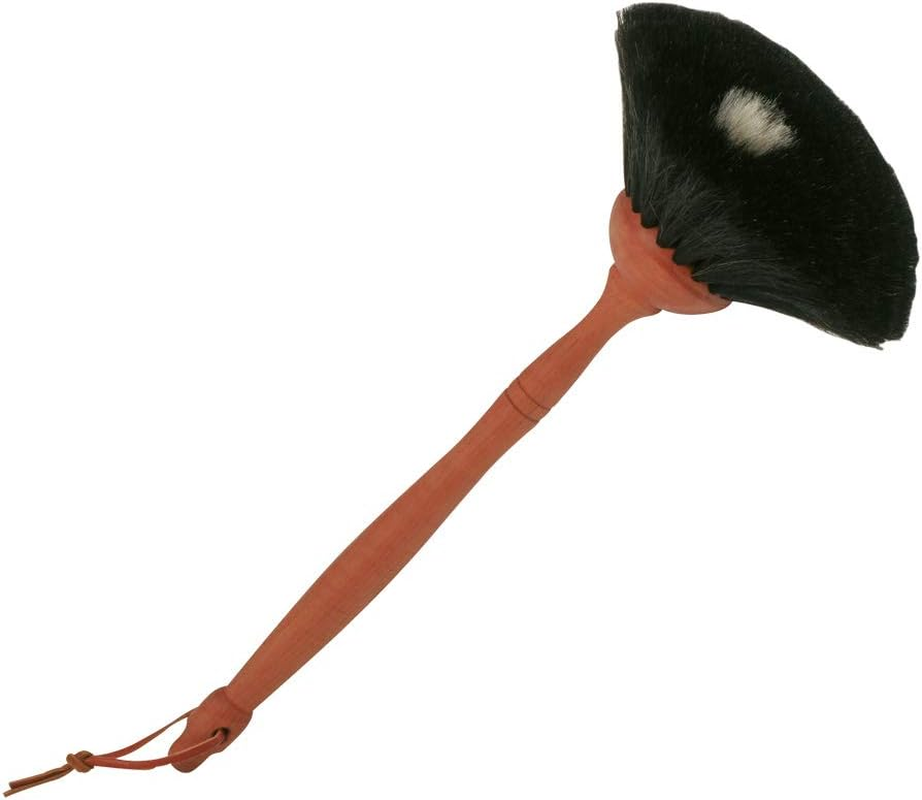 Redecker Natural Pig Bristle Furniture Dust Brush with Oiled Beechwood Handle, 7-1/2-Inches