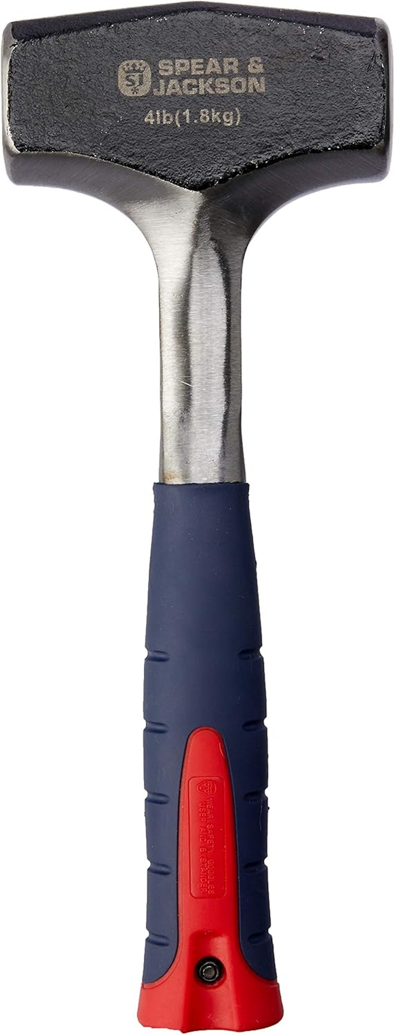Spear & Jackson CLUB HAMMER - ALL STEEL with SOFTGRIP HANDLE 1.8KG SJ-CH4AS