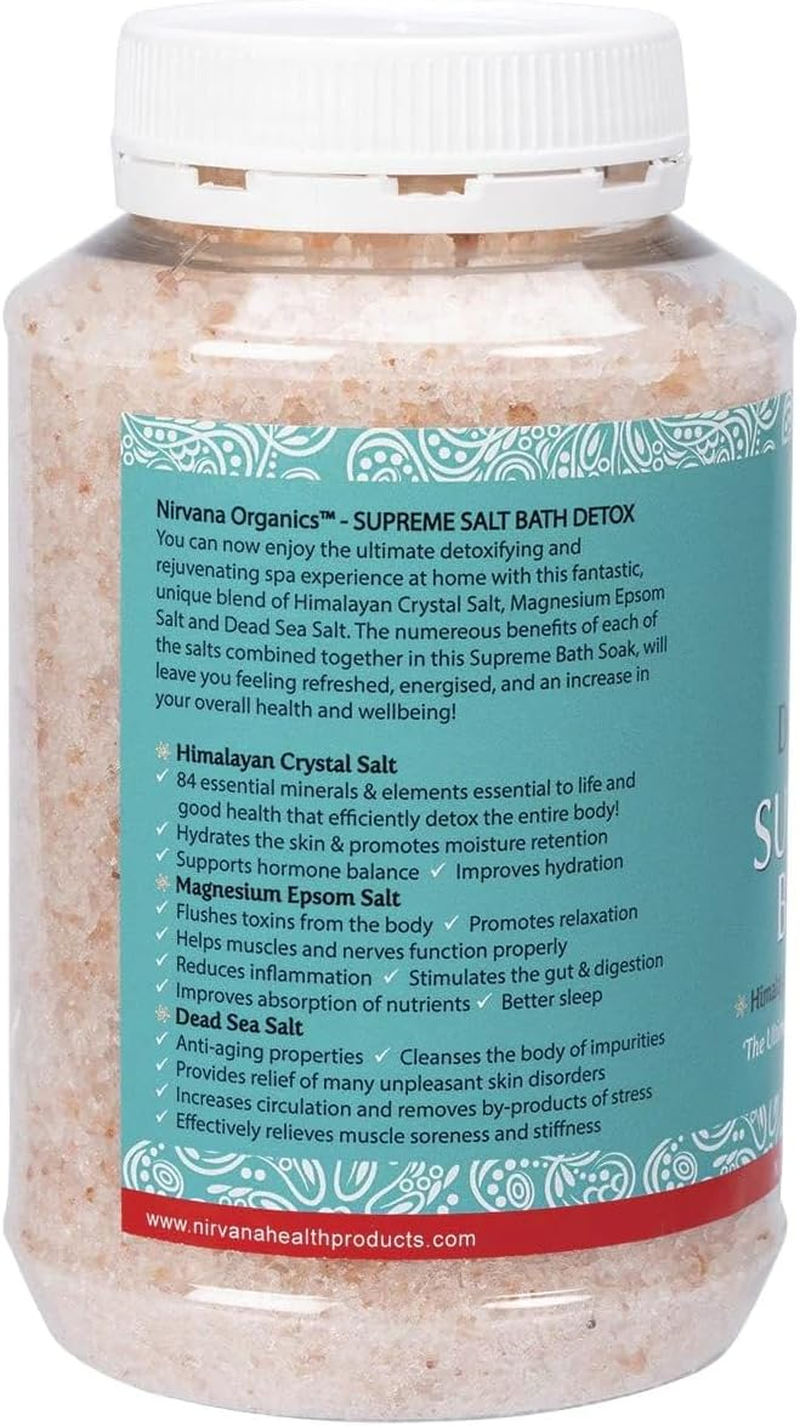 Nirvana Organics Supreme Bath Soak Salt 1 Kg image number 1