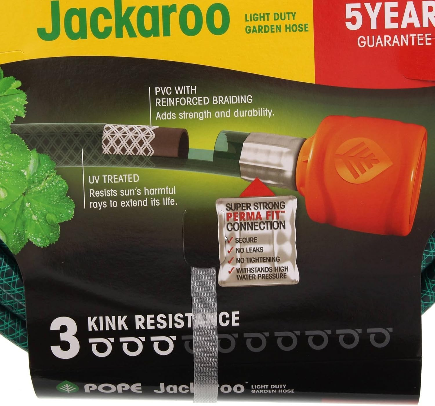 Garden Hose Jackaroo with Connectors 12Mm X 15M Light Duty Pope image number 4