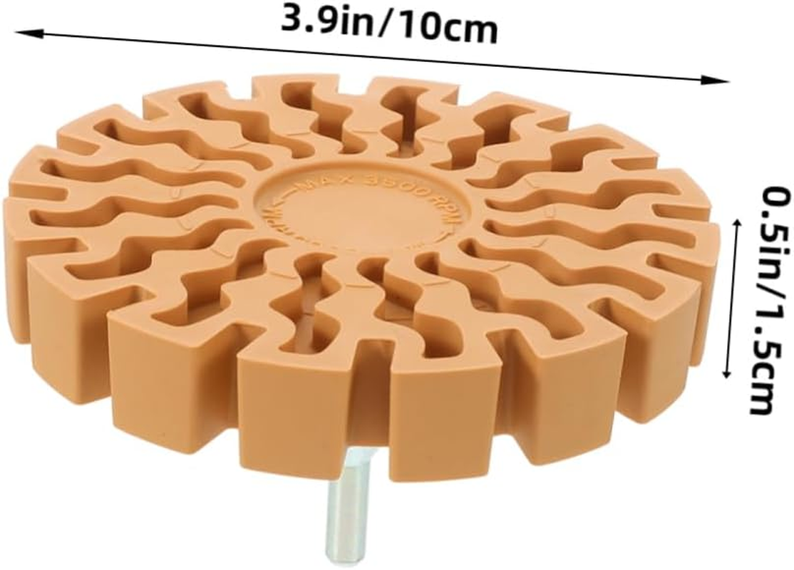 Car Tire Decal Remover Wheel Adhesive Removal Tool for Drill Efficient Sticker and Paint Eraser Wheel for Automotive and Home Use image number 2