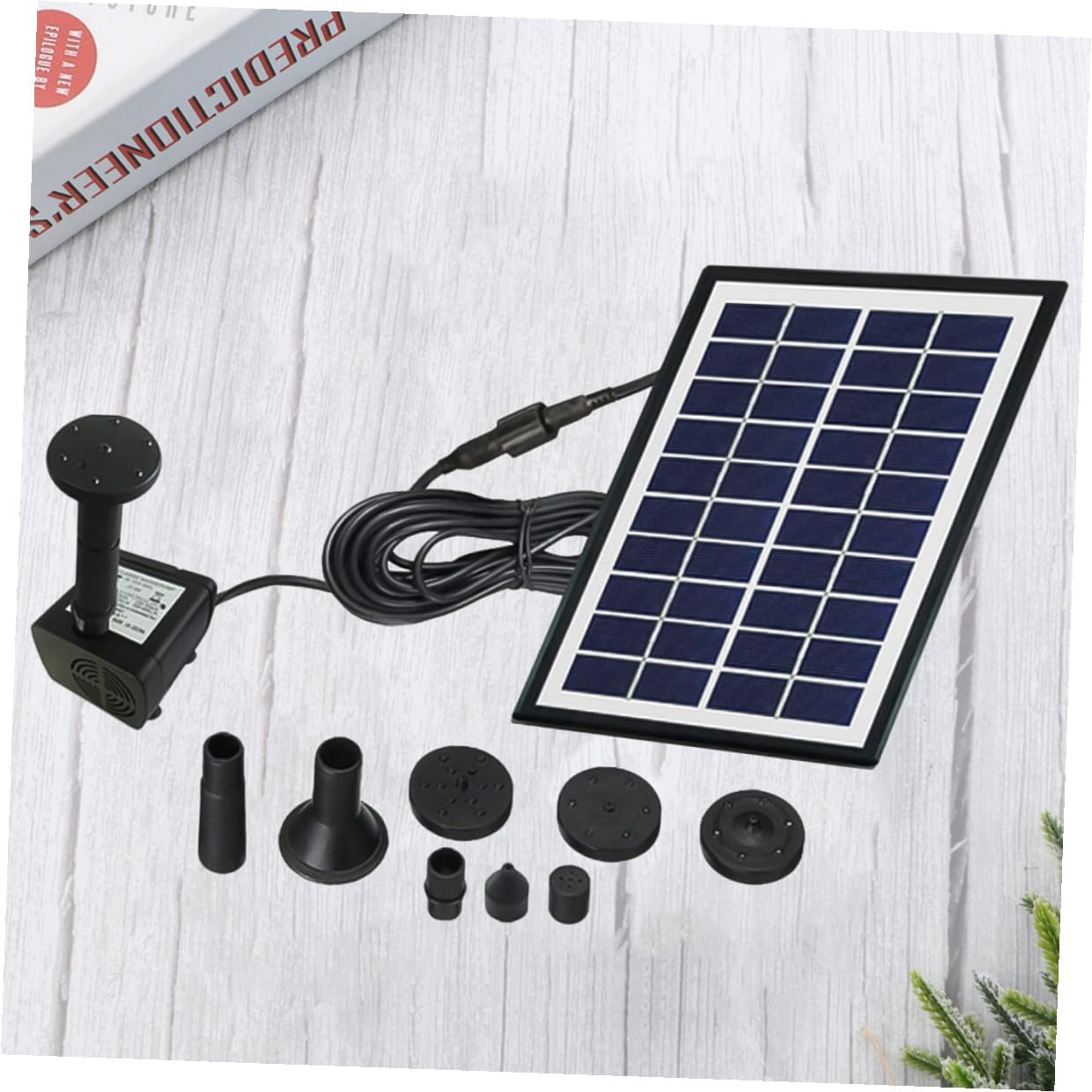 ARTIBETTER 4W Solar Floating Fountain Mini Garden Water Pump Outdoor Landscape Pond Aerobic Water Fountain for Fish Pool image number 5