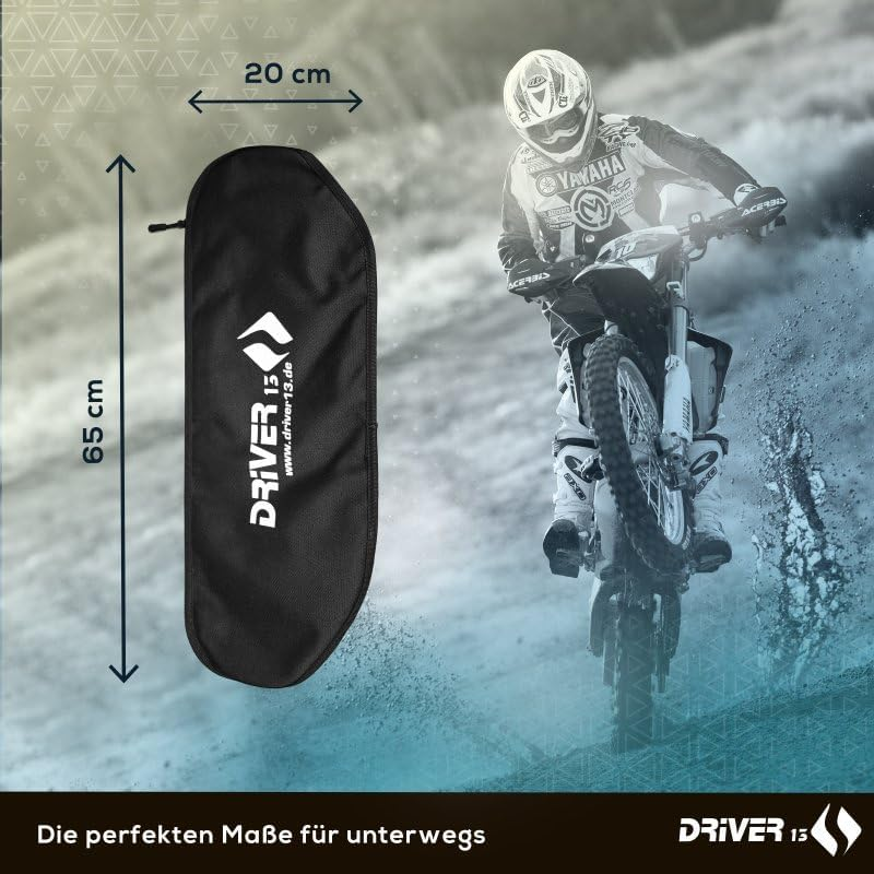 Driver13 Helmet Visor Bag for Your Motorcycle Helmet for up to 3 Visors