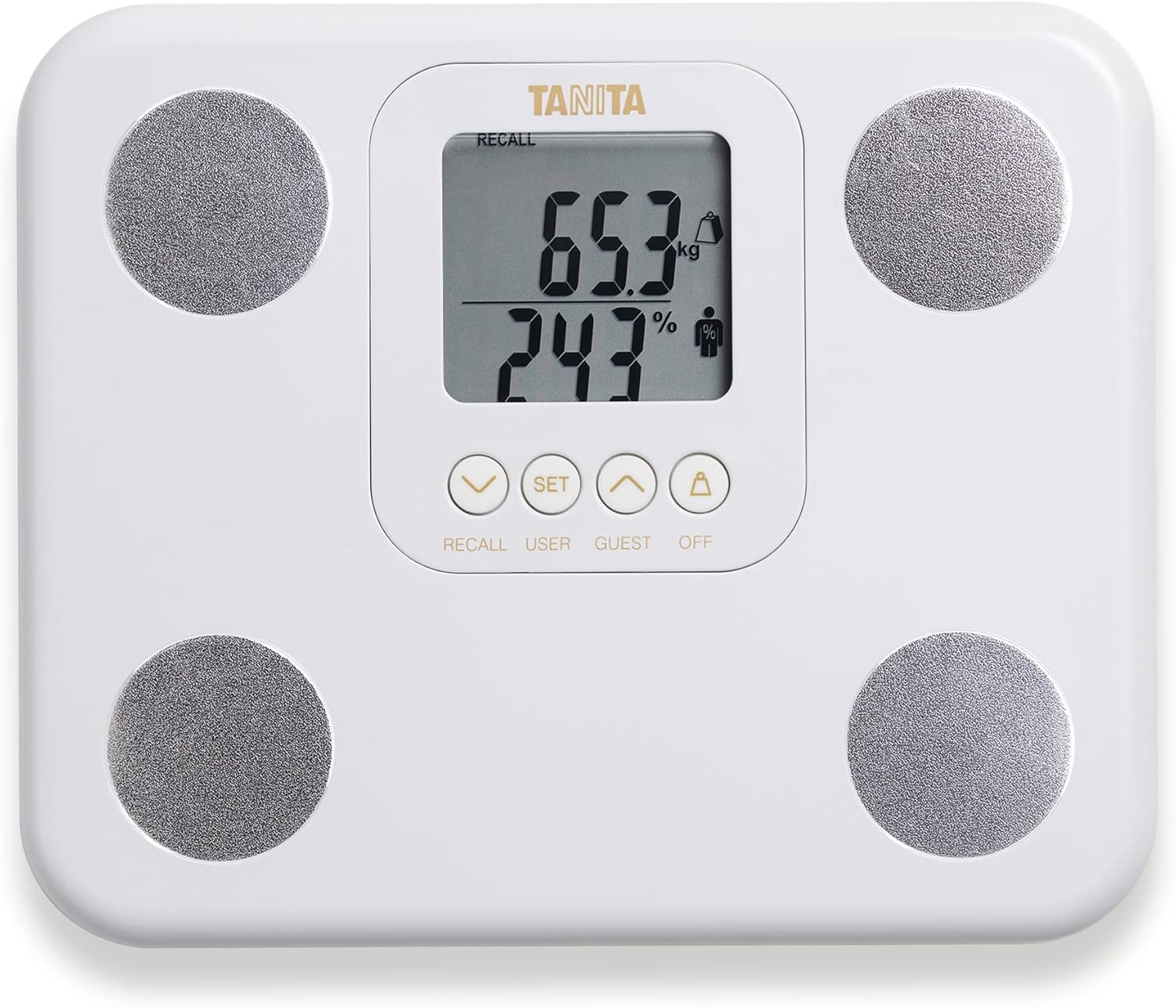 TANITA BC-730 Lightweight Compact Innerscan Body Analysis Monitor, Easy to Read, 9 Measurements Display, Green