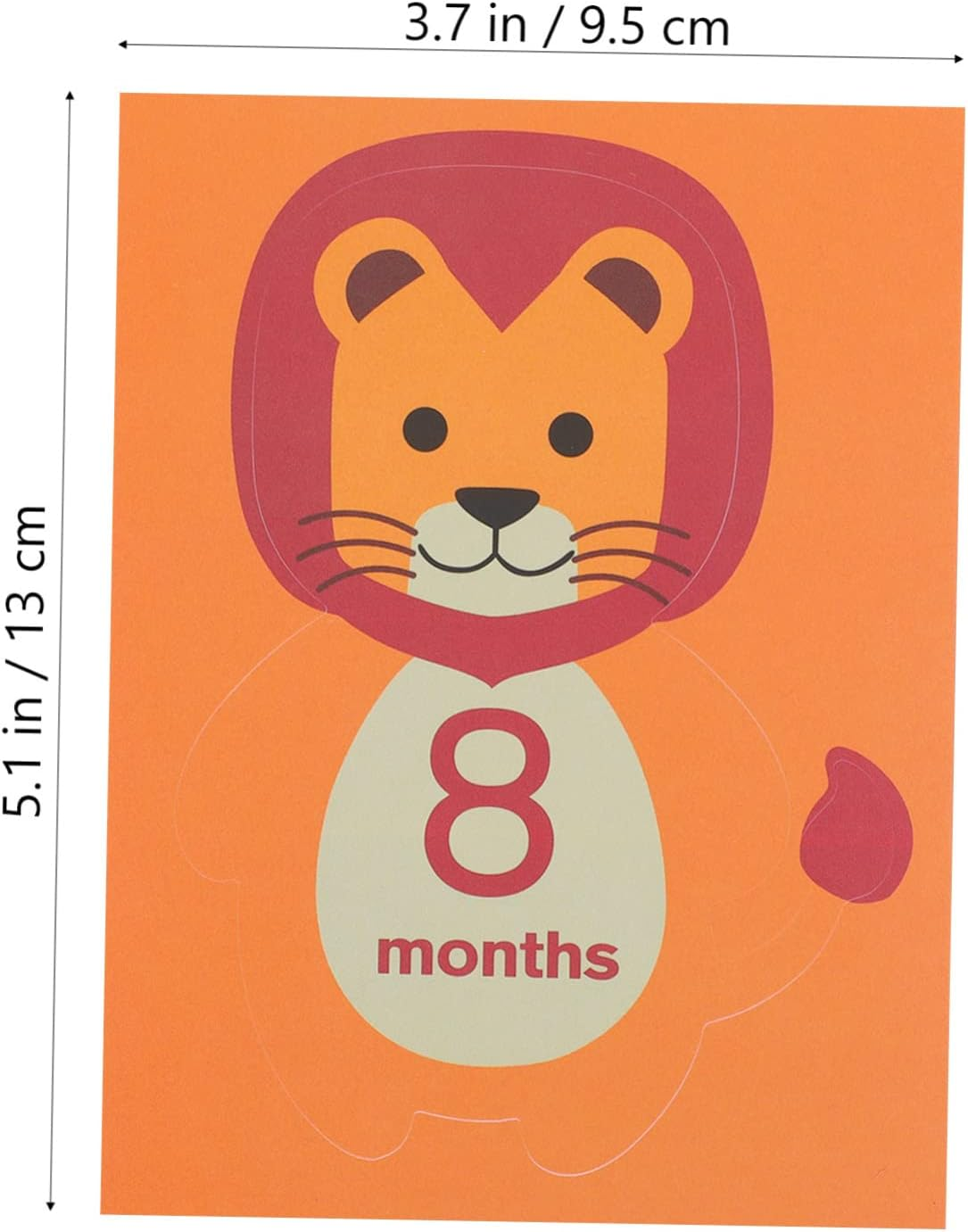 24Pcs Milestone Decals Animal Theme Growth Stickers for Newborns and Unique Photo Props to Capture First Year Memories Shower Gift image number 2