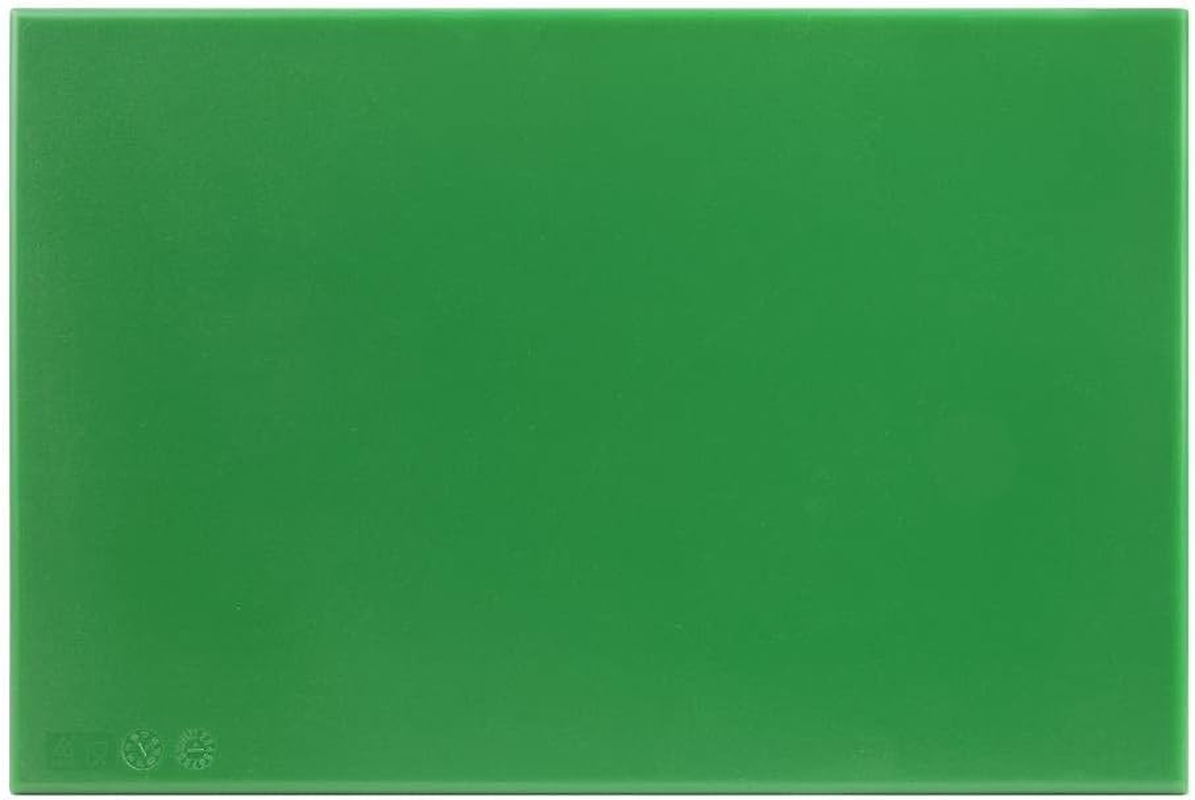 Hygiplas High Density Chopping Board, Green, 450 X 300 X 12 Mm Size - 17.7"L X 11.8"W, Blue image number 5