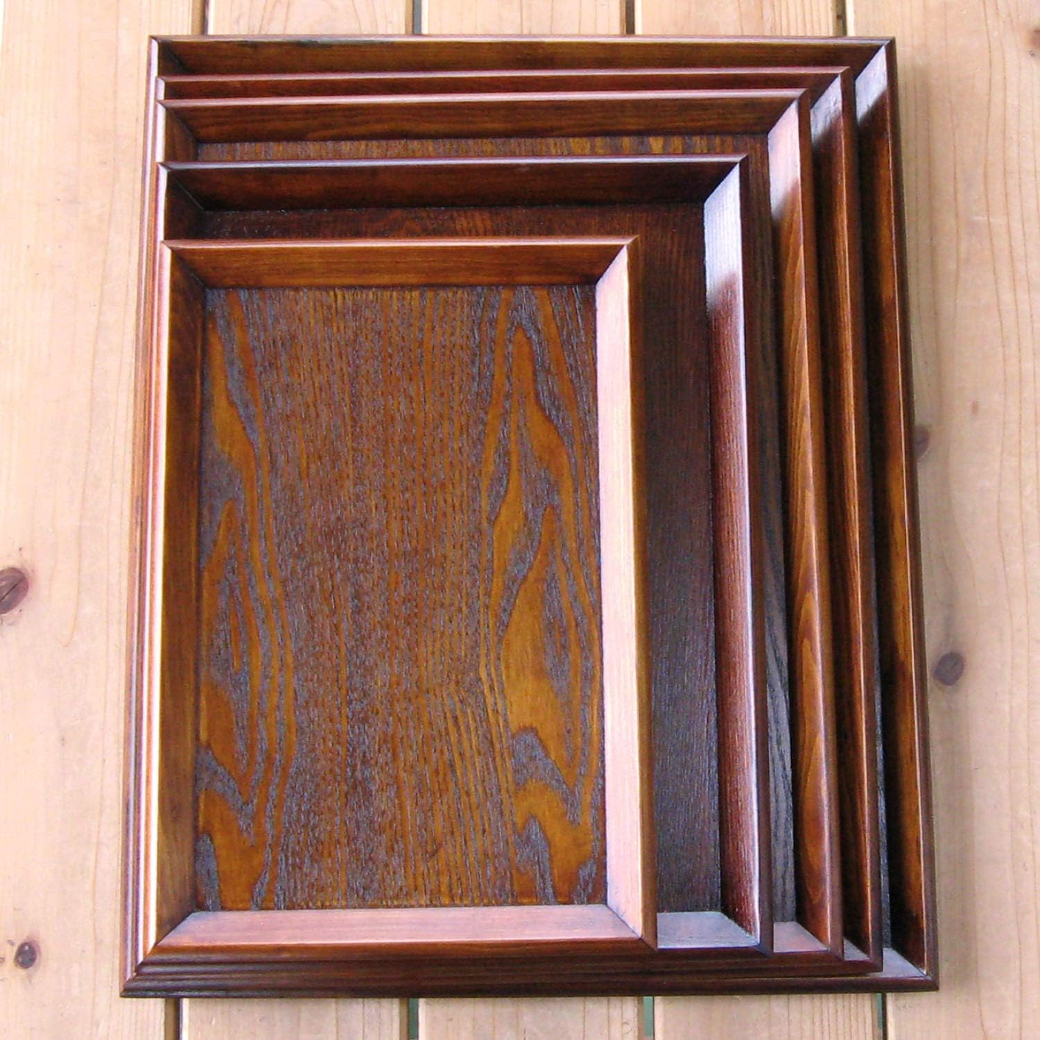 Nagao WK506 Wooden Obon Tray, 15.7 X 11.8 X 0.9 Inches (40 X 30 X 2.4 Cm), Lacquer image number 1