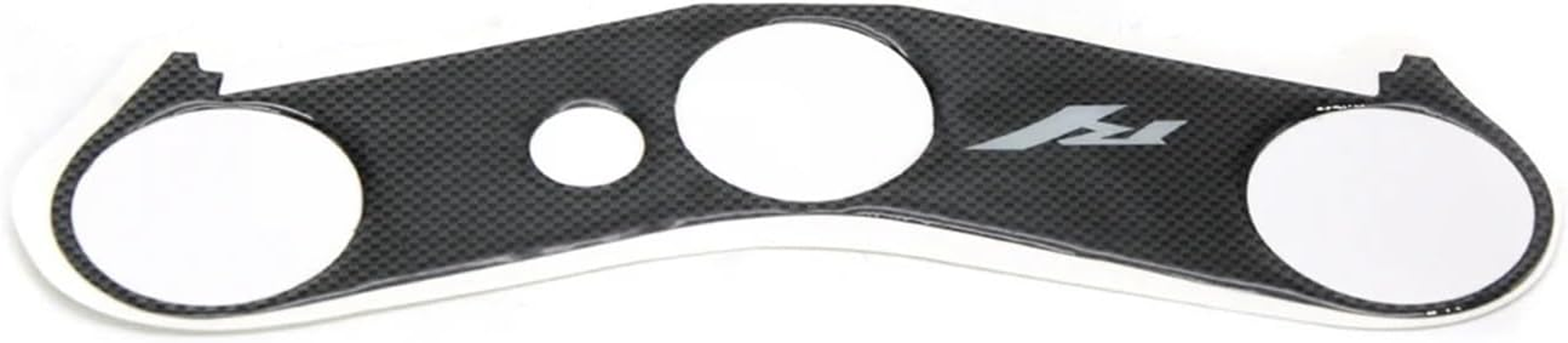 Jininshengxindianzi Compatible with Yamaha YZF-R1 YZF R1 YZFR1 2002 2003 2004 Motorcycle Tank Protection Plate Fork Badge Steering Bracket Cover Decal Sticker (Color : CF R1 Logo) - Cf image number 7