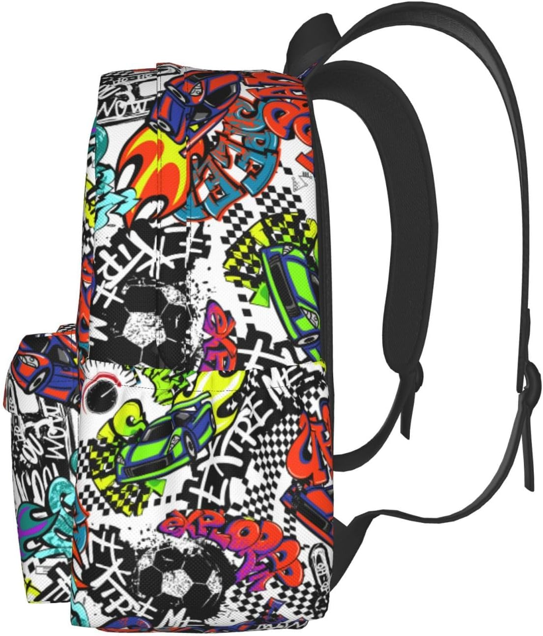 Kids Backpack School Bag Lightweight Bookbag Casual Daypack for Girls Boys Women Men Travel Laptop 16 Inch - Fish image number 5