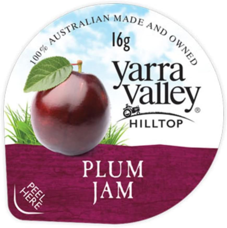 Yarra Valley Hilltop Plum Portion Control Jam (Pack of 200)