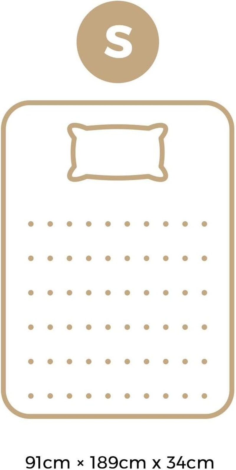 Bedra Bedding 34Cm Single Bed Mattress with Cool Gel and Pocket Spring Medium Firm Single Size Mattress image number 6