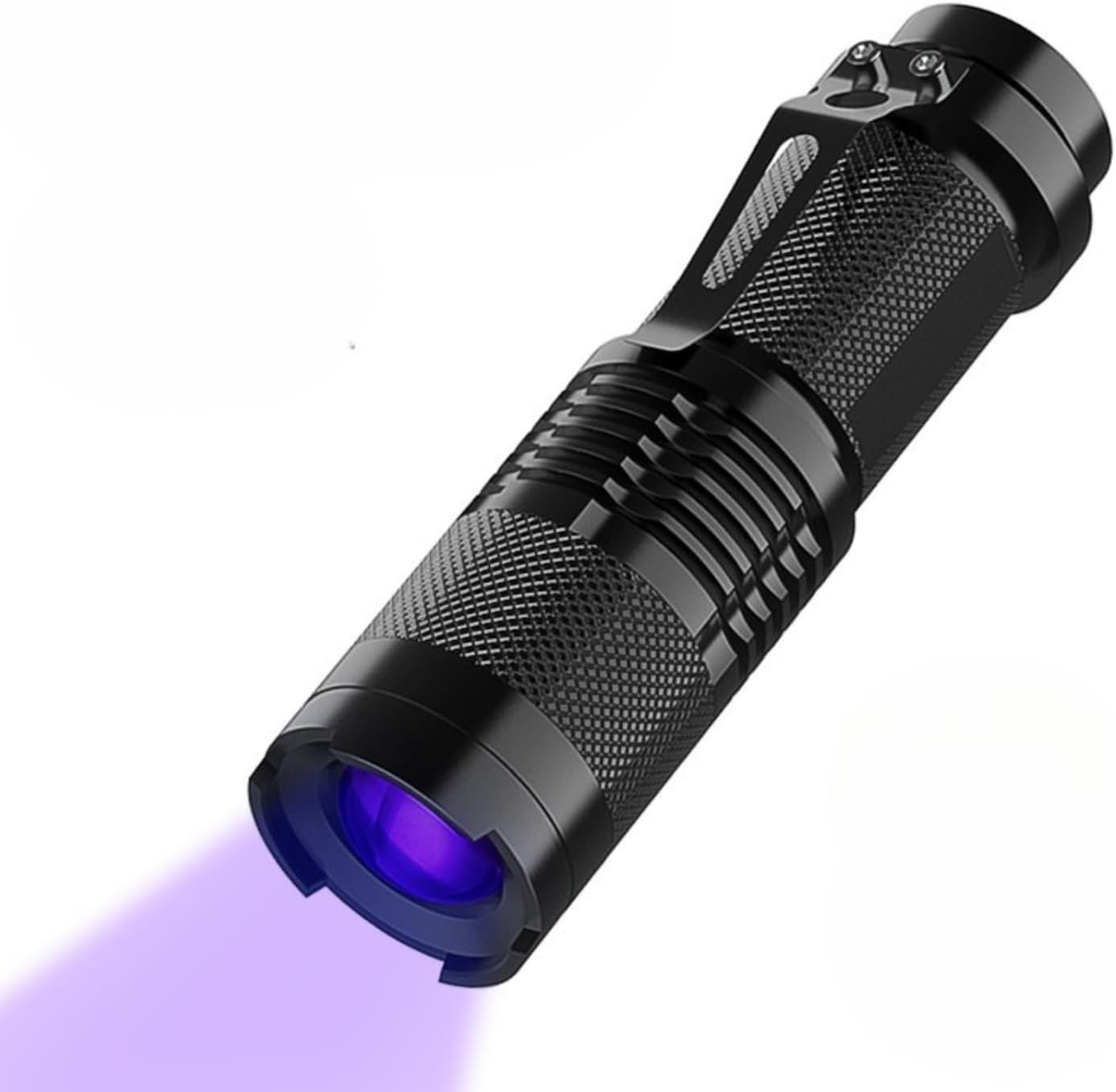 UV Black Light Torch, Handheld Blacklight Ultraviolet Flashlight 395Nm, Pet Urine Stain Detector Portable UV Torches LED Black Light Mini Flashlights Detector with Clip (AA Battey Not Included) image number 1