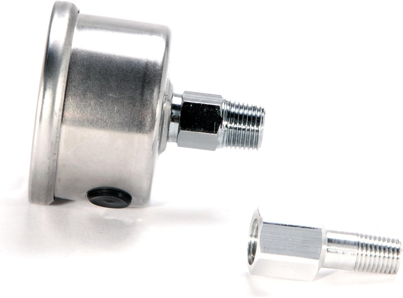 BBK 1617 Fuel Pressure Gauge - Liquid Filled with Fuel Rail Adapter for Fuel Injected Ford Mustang 5.0L - 0-60PSI