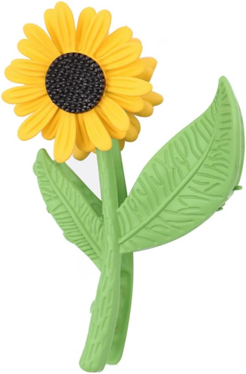 Namvo 1 Piece Sunflower Hair Clip for Women Large Non-Slip Strong Metal Hair Clip Hair Clip Hair Accessories for Medium Thick Hair image number 5