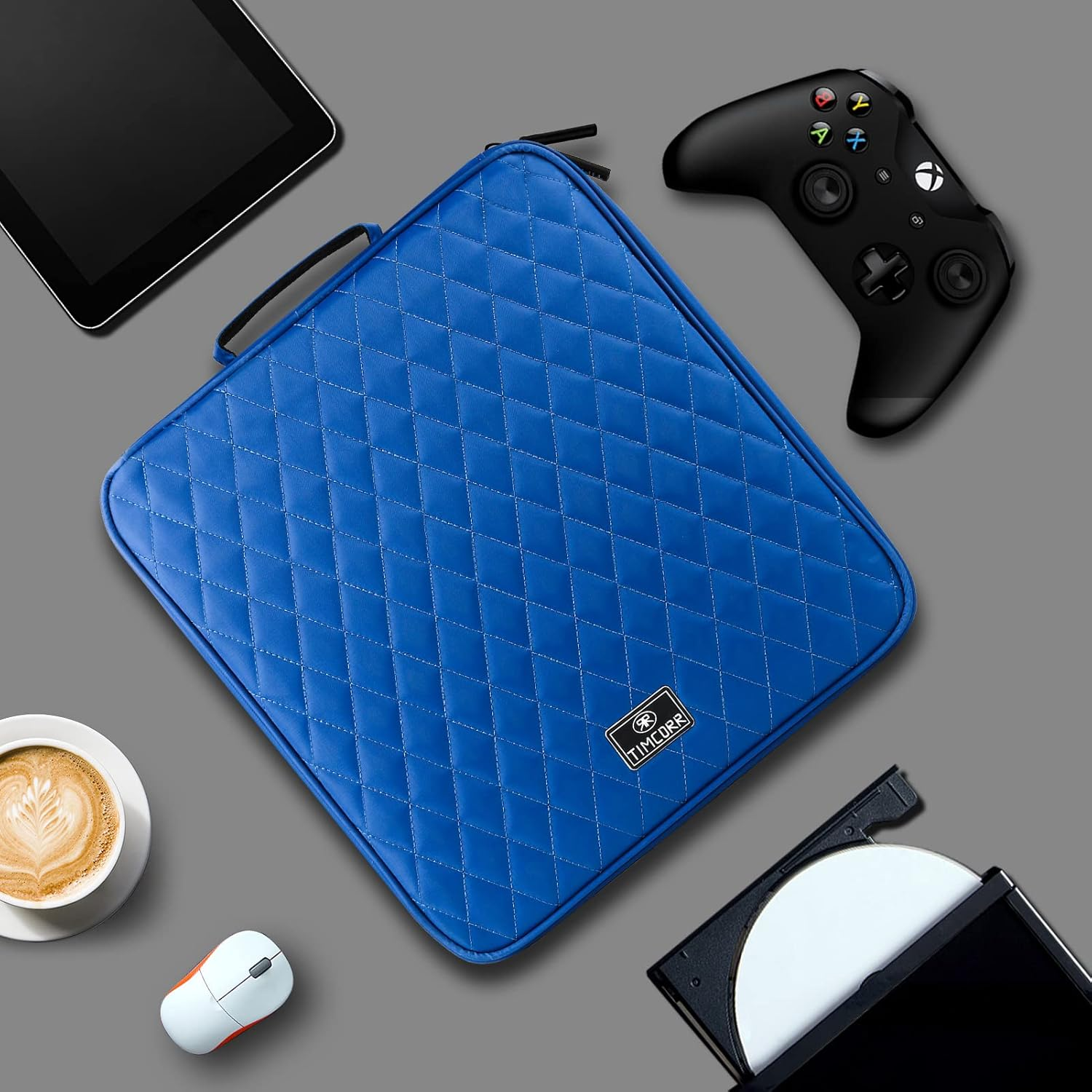 CD Case DVD Holder Storage: 160 Capacity DVD Cases Organizer Portable Wallet Storage - CD Plastic Protective Carrying Binder for Home Travel (Blue) - 160 Capacity Blue image number 6