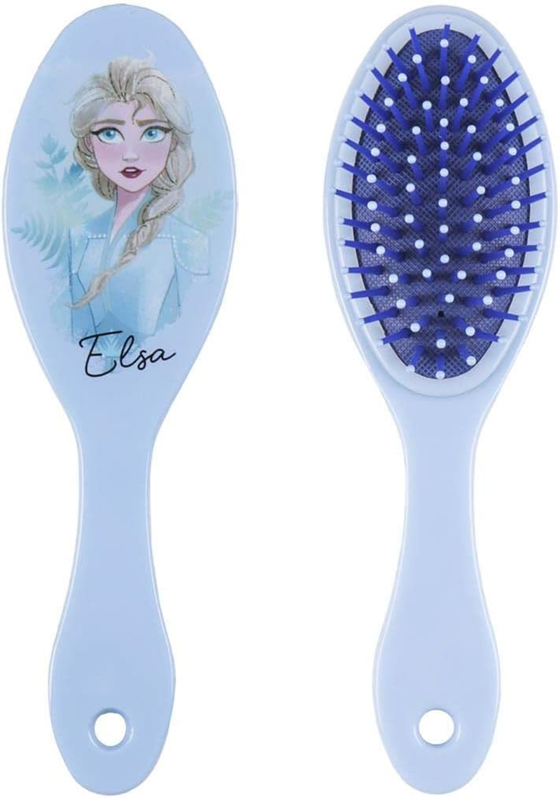 Frozen Children'S Hair Brush, Blue, Made from Durable and Long Lasting Materials, Elsa Print, Original Product, Designed in Spain image number 1