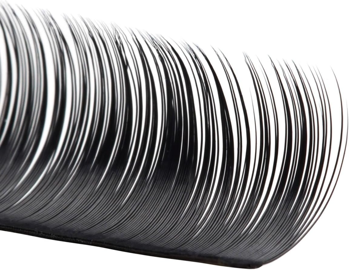 Easy Fan Cashmere Volume Eyelash Extensions C D L M Curl, 3D Premade, 0.07-0.10, Super Matte Black Individual Lashes Extension Mix Tray 7-15Mm (Easy Fan C Curl 0.07) image number 5