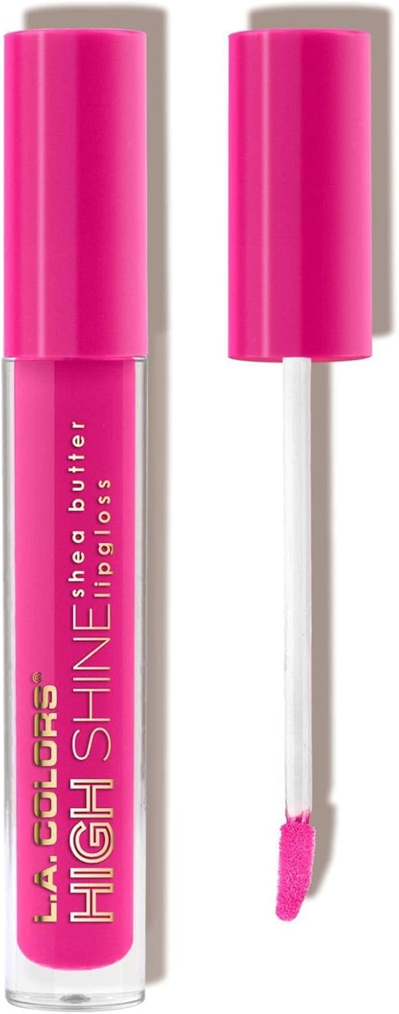 L.A. Colors High Shine Shea Butter Lip Gloss, Clear, 0.14 Ounce image number 6