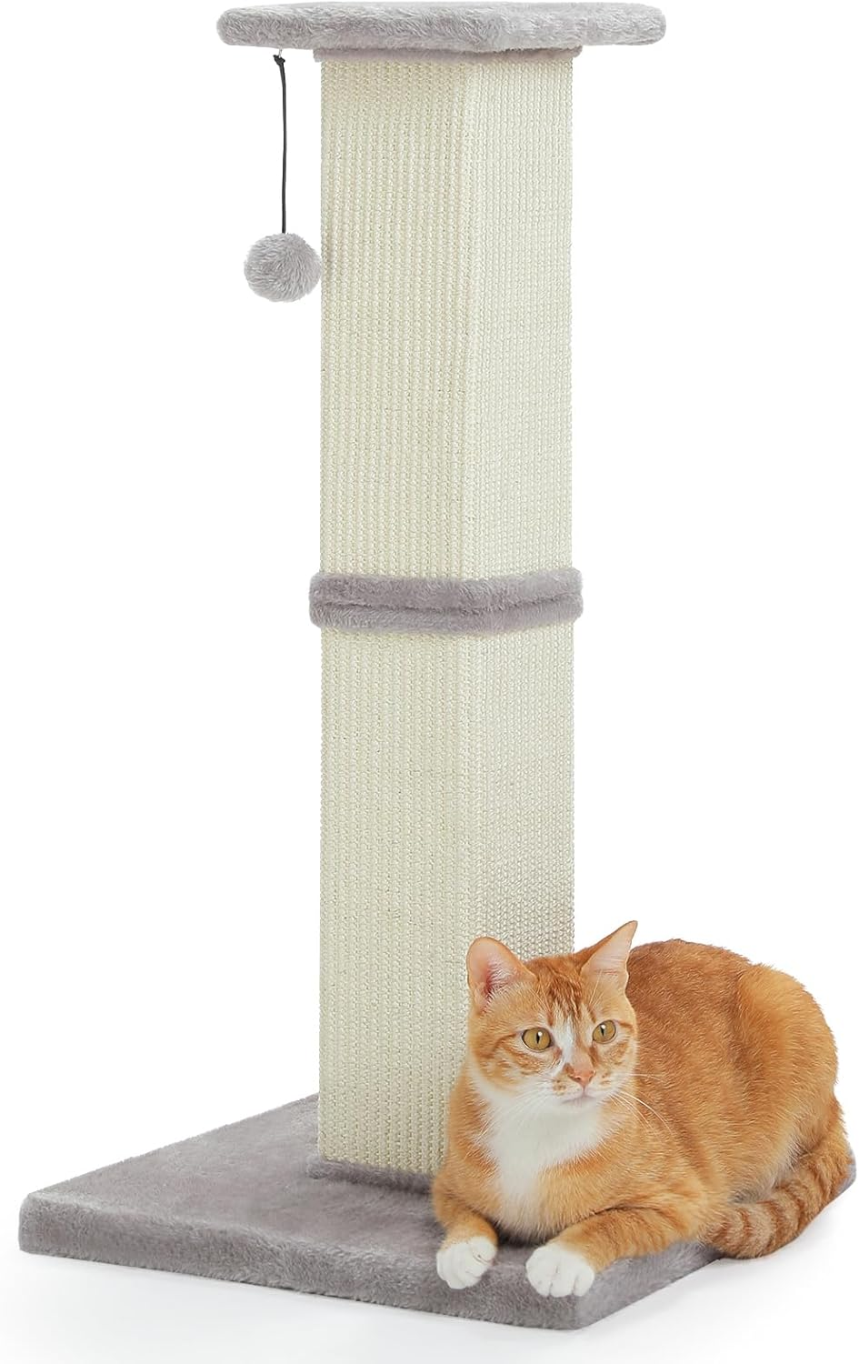 PAWZ Road 82Cm Cat Tree Ultimate Cat Scratching Post with Carpet Covered Scratcher and Pompom Ball Green