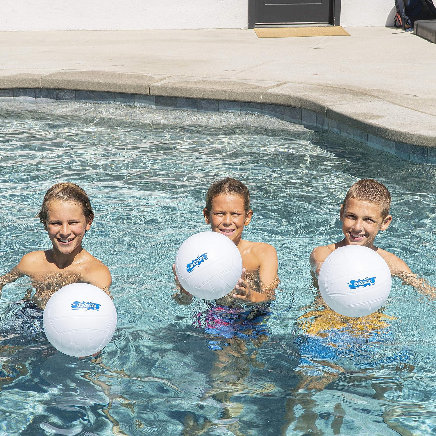 Gosports Water Volleyball 3 Pack Great for Swimming Pools or Lawn Volleyball Games