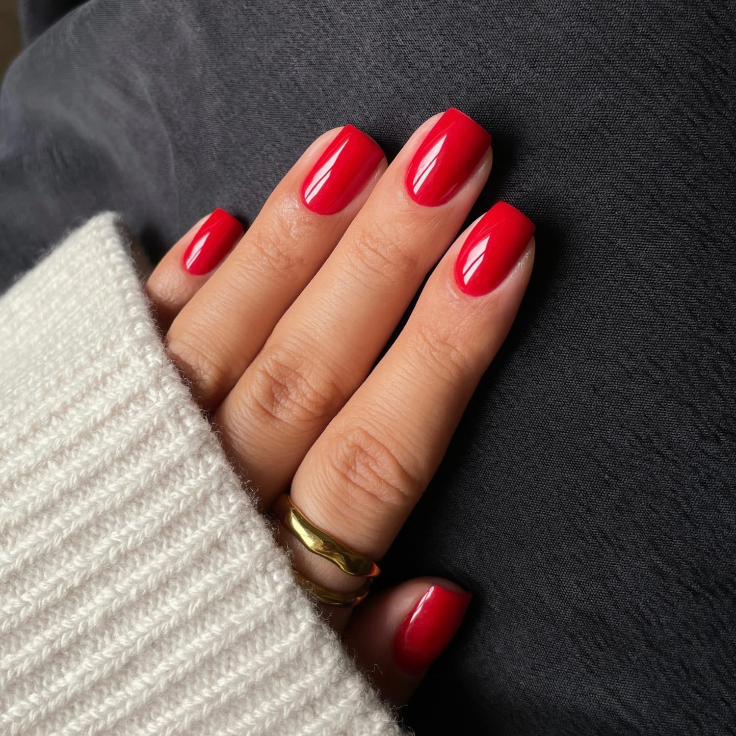 Semilac UV Nail Polish A712 Old Red 7 Ml - Rich Classic Red with Glamour Effect - High Coverage, Long-Lasting image number 1