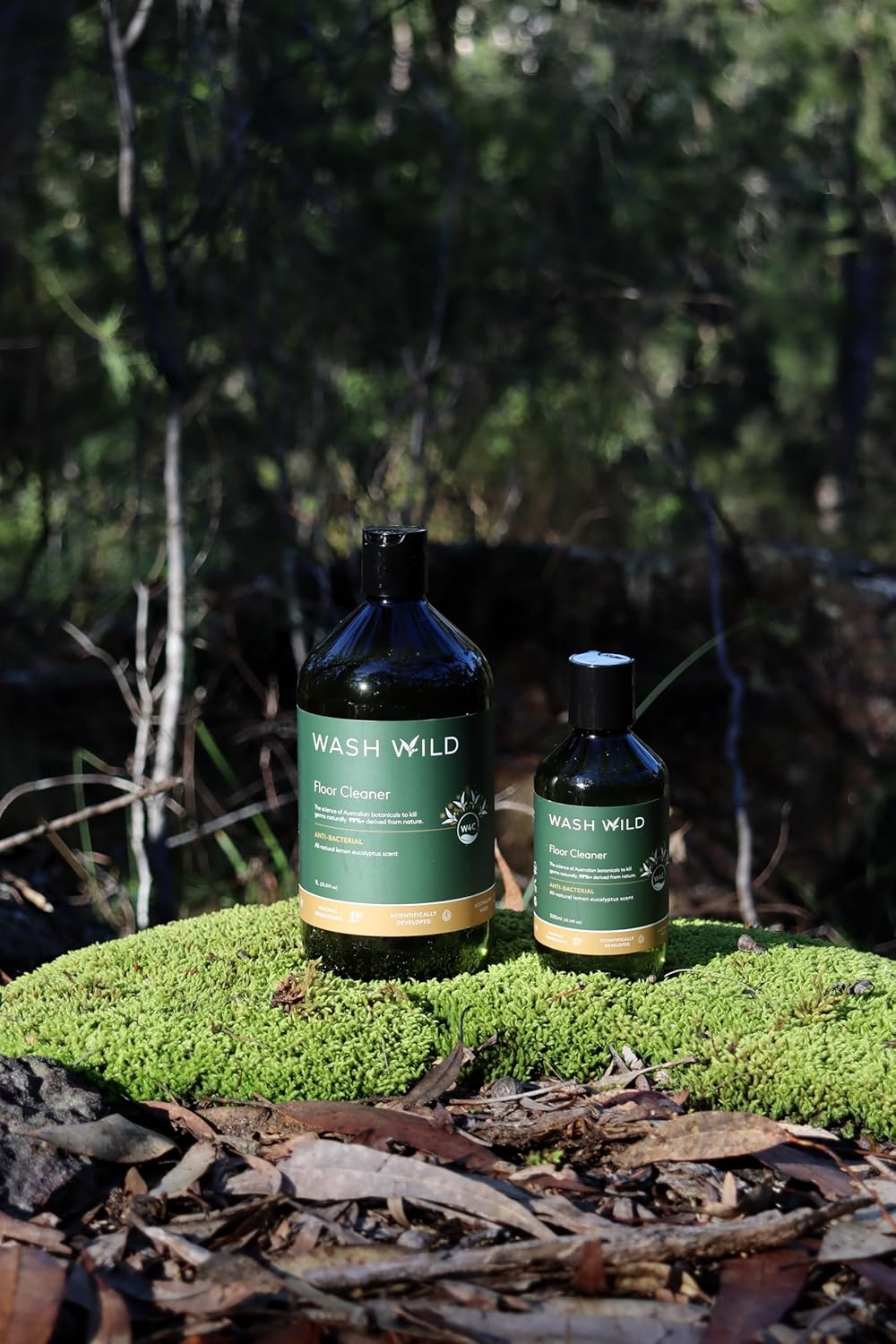 Wash Wild Floor Wash 1L, Natural Lemon Eucalyptus Scent, Concentrated & Non-Toxic Formula, Safe on All Surfaces image number 3