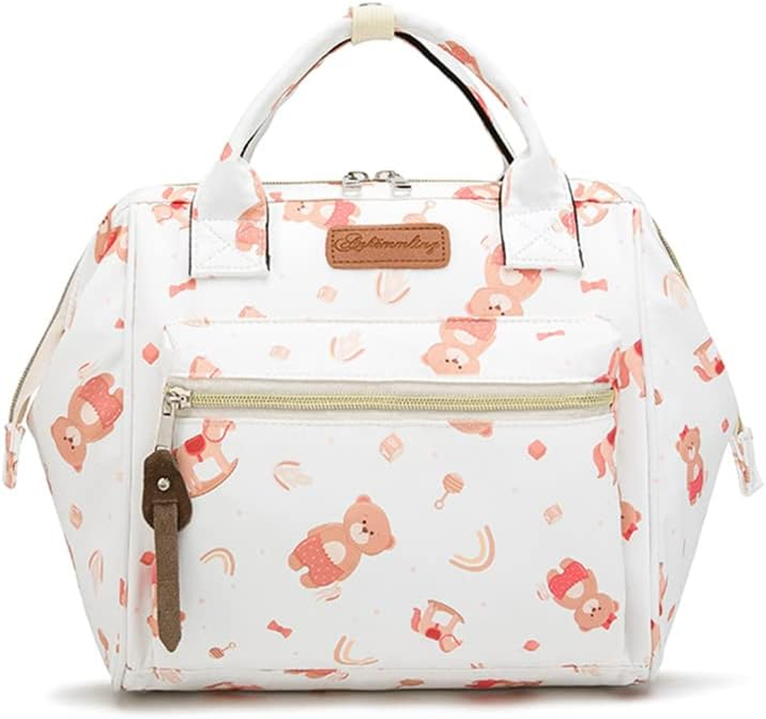 RAYWE Multifunctional Diaper Bag Outdoor Travel Tote Baby Bag Handbag for Mom Water-Resistant Large Capacity with Carry Handle Insulated Pocket image number 3