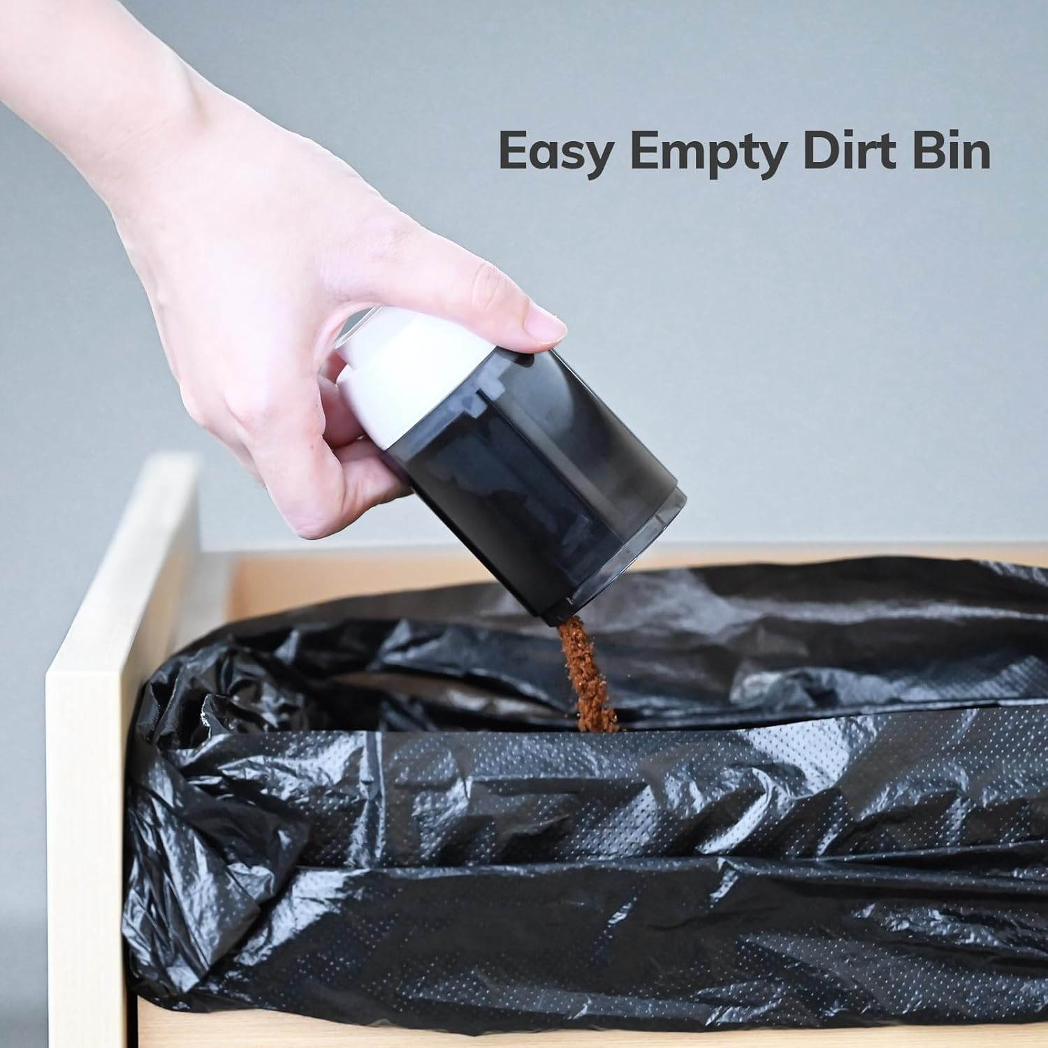 MIUI Handheld Vacuum Cleaner 10000PA Cordless Handheld Vacuum Brushless Motor Blow & Suction 2 in 1 Mini Hand Held Vacuum with Type-C Fast Charging 0.8Lb Light Weight for Car,Home,Office, Pet, White