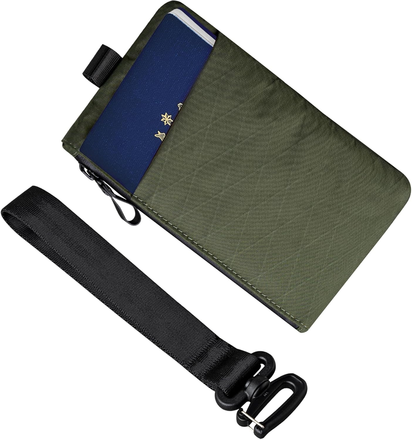 ALPAKA Zip Clutch - Functions as Zipper Passport Wallet and EDC Carrier - Weatherproof and RFID Blocking Material