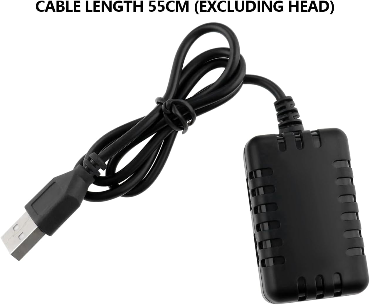 SING F LTD 1PC 7.4V 1 to 2 Charger Lithium Battery Charger with XH-3P Connector for Remote Control Drone Quadcopter Remote Control Boat 55Cm Black image number 3