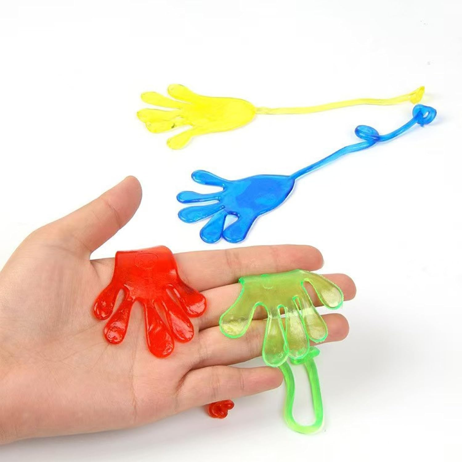 20Pack Sticky Hands, Fun Elastic Party Bag Fillers,Party Favours, Suitable for Children'S Gifts, Birthday Games, Decorations and More image number 5