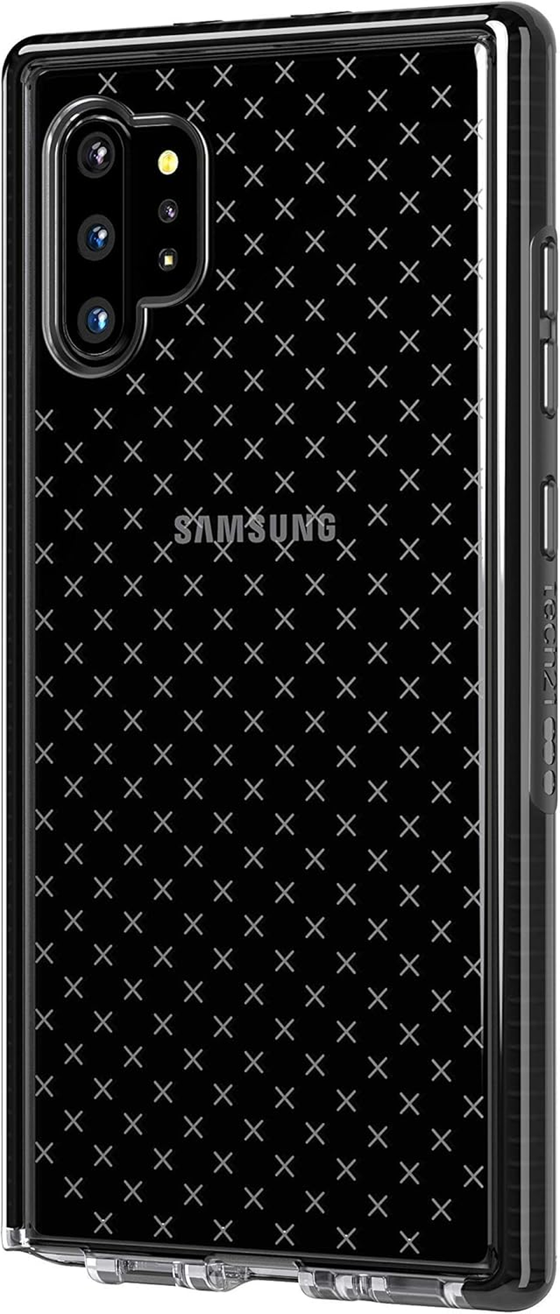 Tech21 Evo Check Phone Case Cover for Samsung Note 10+ (Plus) - Black/Smokey image number 3