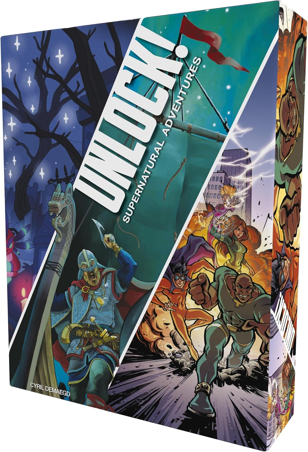 Space Cowboys Unlock Supernatural Adventures Card Game for Kids and Adults