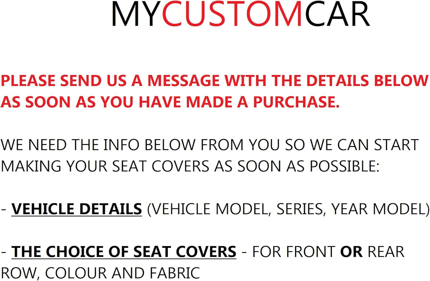 For Mazda CX-9 Custom Fit Seat Covers Front or Rear, Neoprene or Canvas Waterproof image number 4