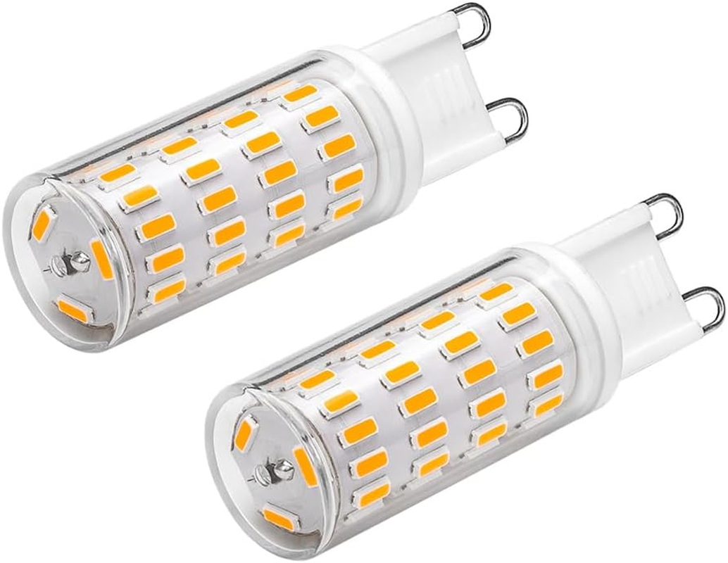 G9 White Dimmable 12V 24V AC/DC 5W 63LED 4014SMD LED Bulb for Closet Lighting, Bedside Lamps, RV, Camper, Marine, Energy Efficient and Durable - 4 Pack