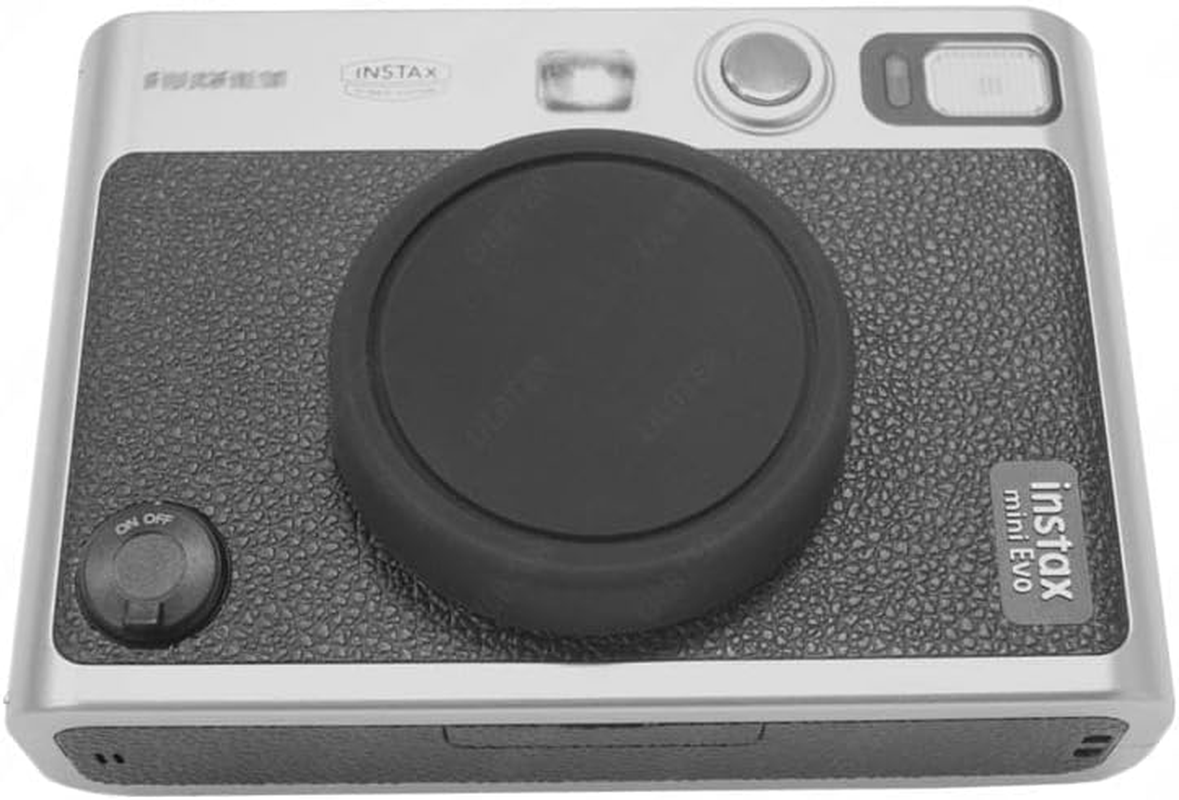 [2 Pieces] Rubber Lens Cover Cap for Fujifilm Instax Mini EVO Fuji Instant Camera, ULBTER Lens Cap Accessory