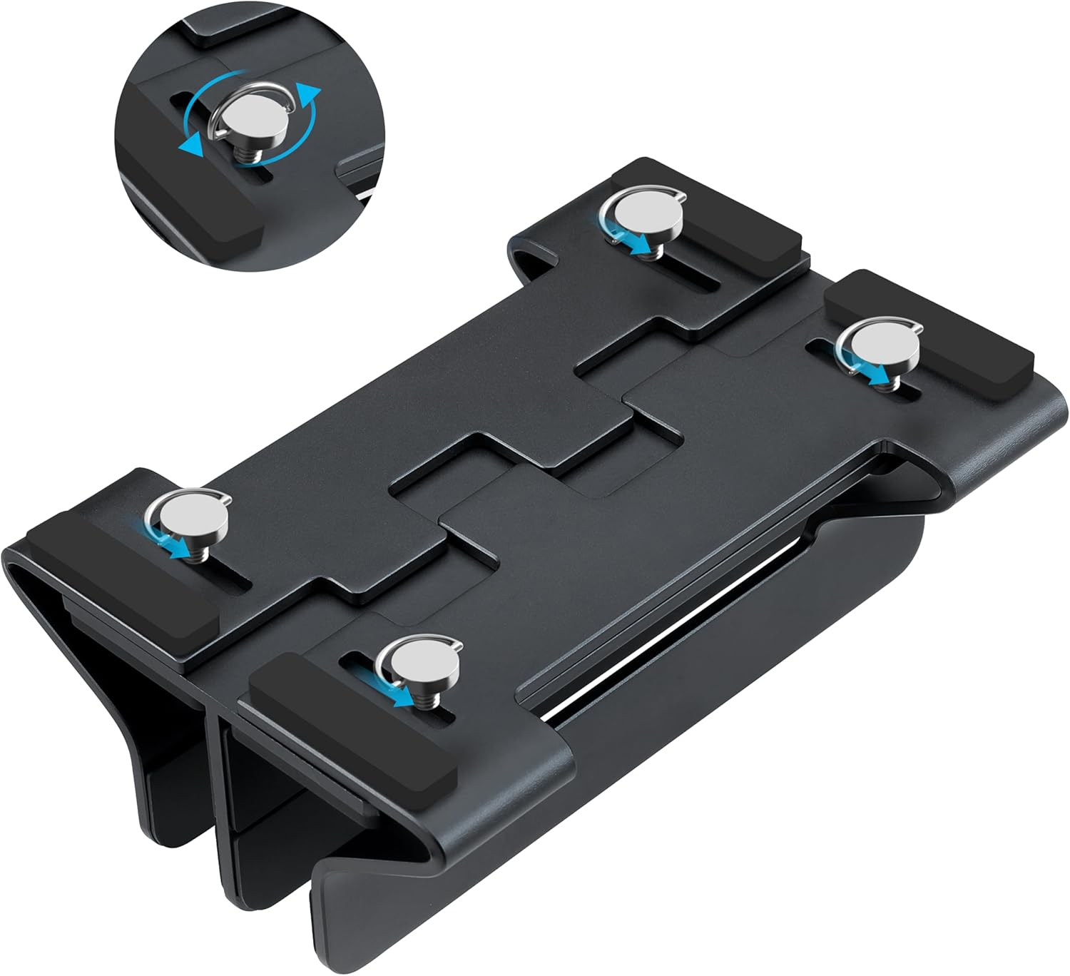 Aluminum Dual Vertical Laptop Stand Dock Holder, Supports 2 Devices, Adjustable Slot Width 12-36Mm, Space-Saving Upright Storage for Macbook and Laptops image number 5