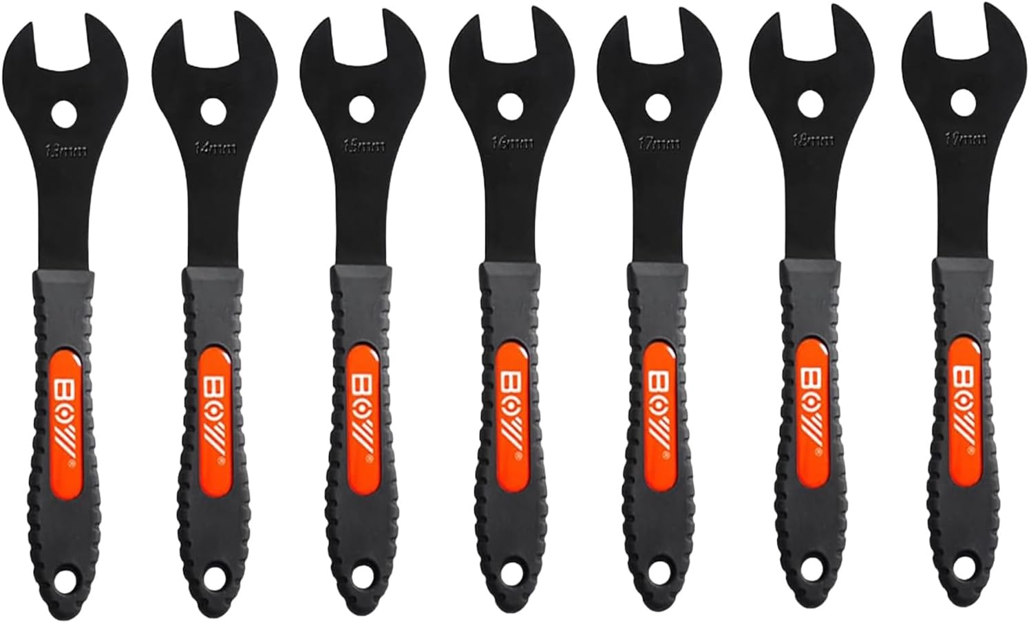 Phidinova Bicycle Pedal Cone Wrench, TPU Material, 7 X 7 X 2.2 Cm (2PCS Wrench 13-14-15-16Mm)